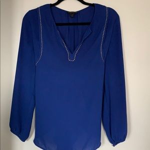 J.crew royal blue blouse